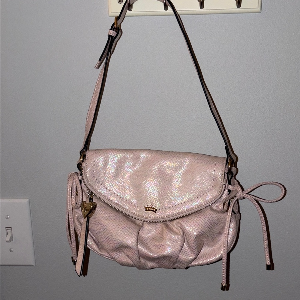 VTG Juicy Couture Pink Iridescent Shoulder Bag